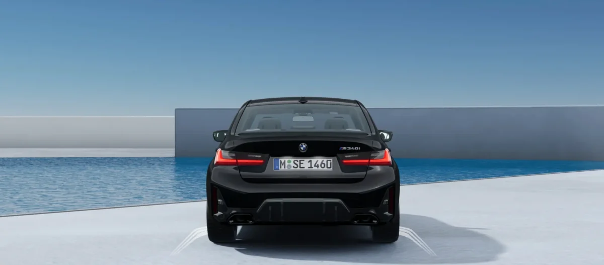Nouvelle BMW série 3 vue arrière