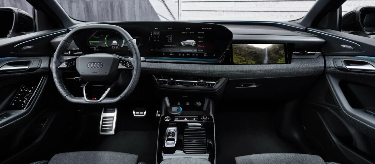 Audi Q6 e-tron tableau de bord 2024