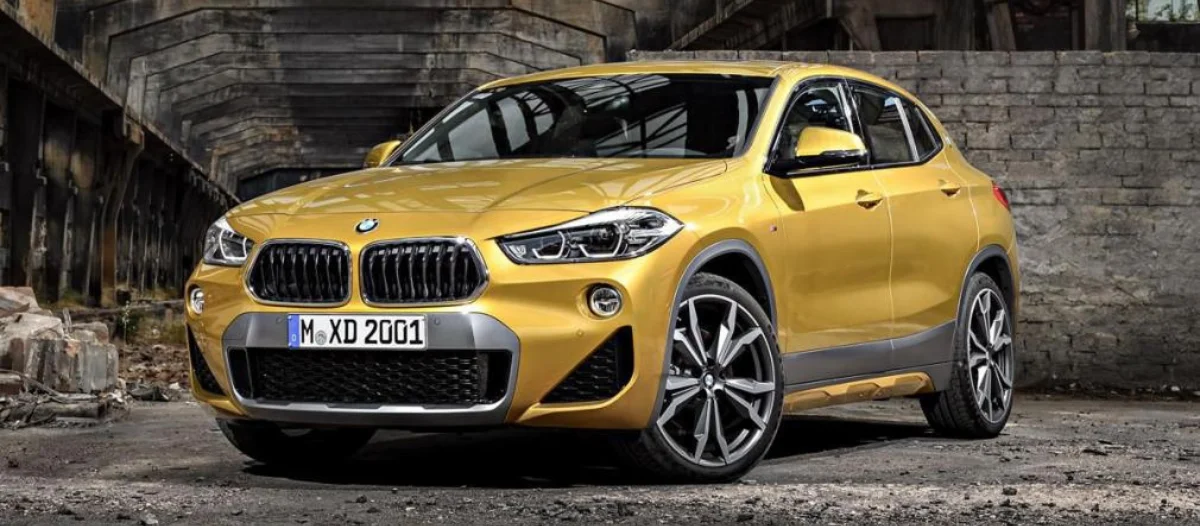 BMW X2 jaune