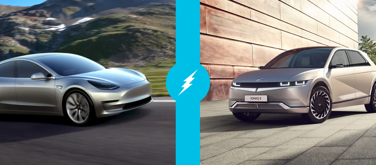 differences Tesla Model 3 vs ioniq 5