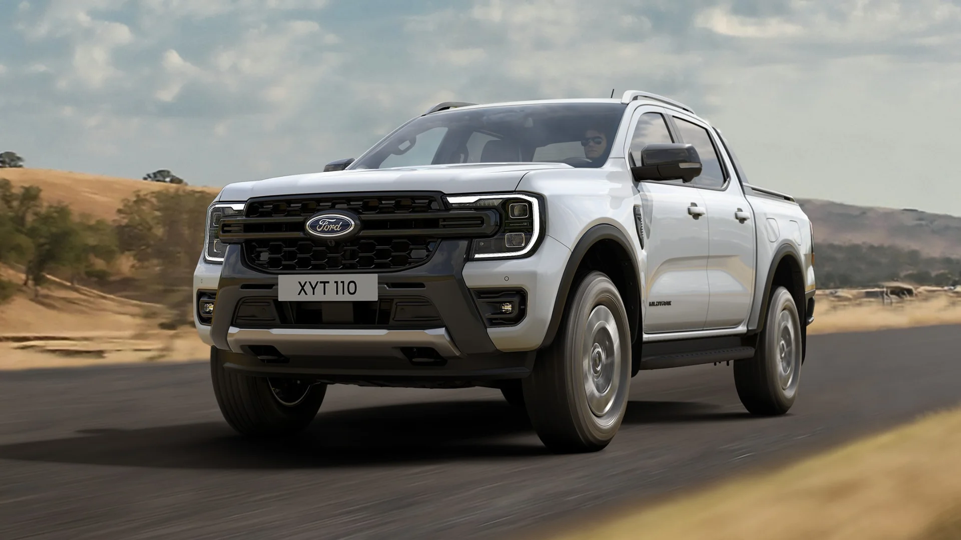 utilitaire hybride rechargeable banniere Ford ranger EcoBoost