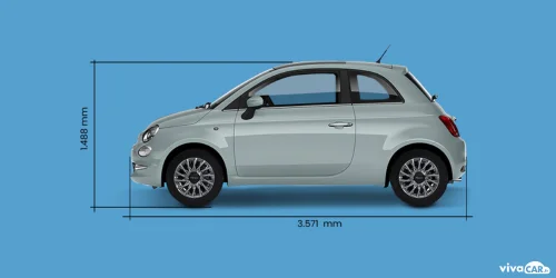 Fiat 500c dimensions
