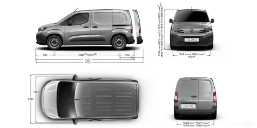 Peugeot Partner dimensions