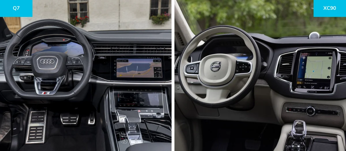 interieur-Q7-vs-XC90