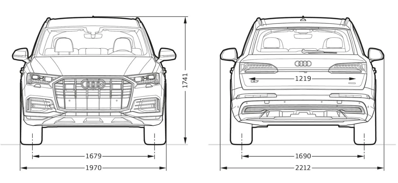 dimensions-audi-Q7