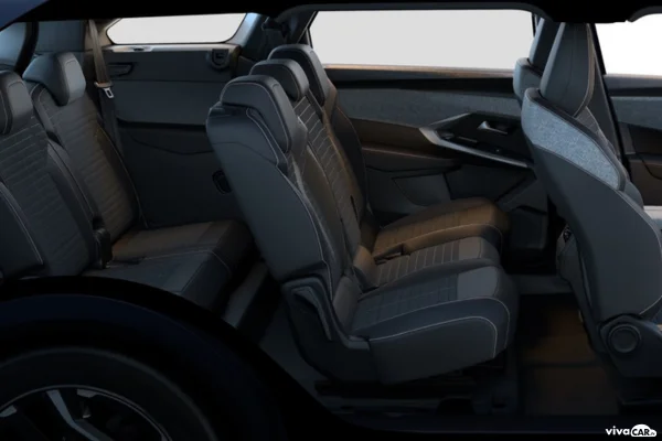 Peugeot e-5008 vue global interieur