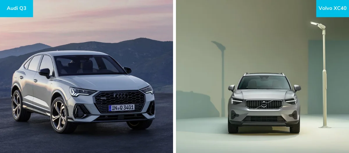 design-audi-q3-vs-volvo-xc40