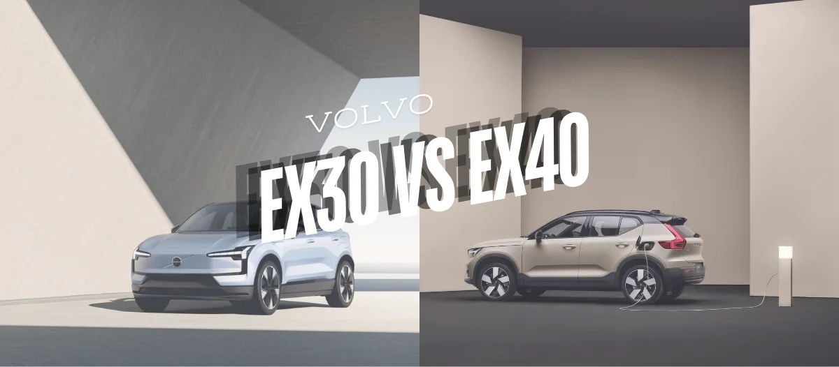 banniere volvo ex30 vs volvo ex40