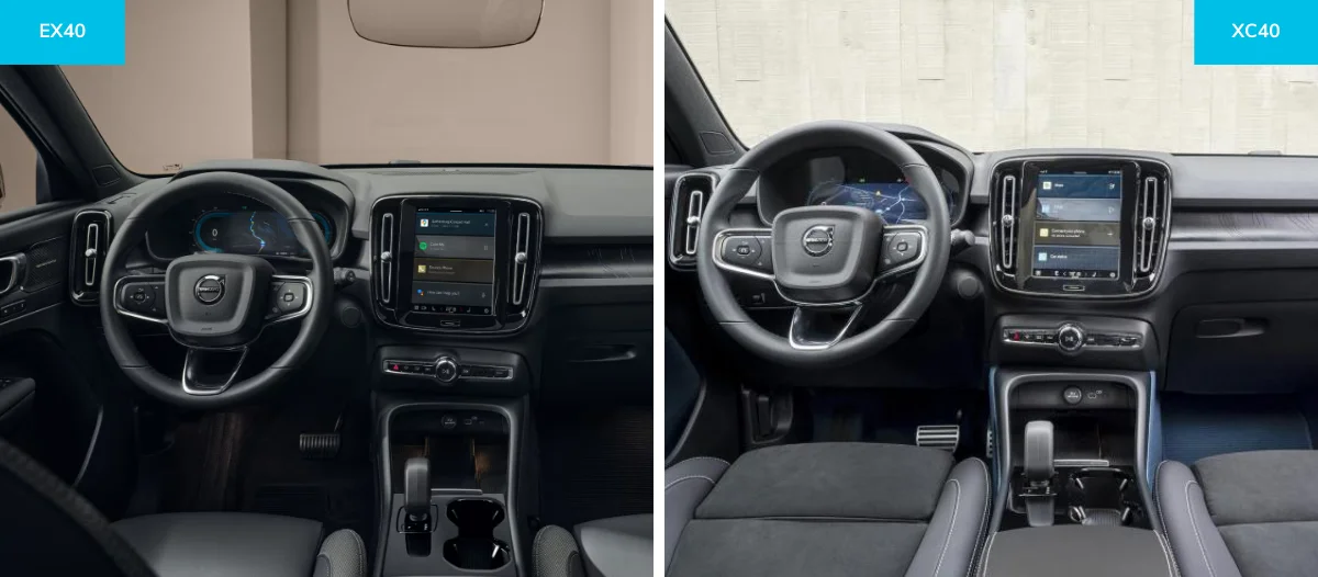 interieur-volvo-EX40-vs-volvo-xc40