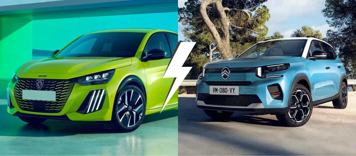 match-peugeot 208 vs C3