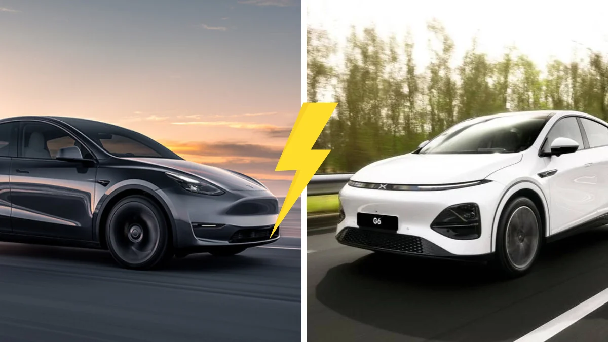 Tesla model Y vs Xpeng G6