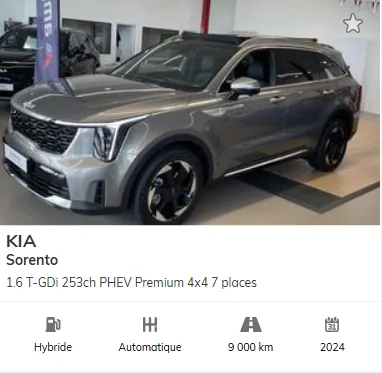 Kia sorento offre