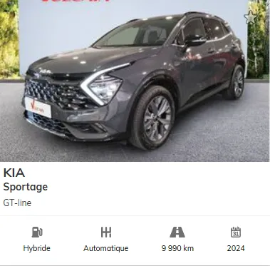 Kia sportage offre