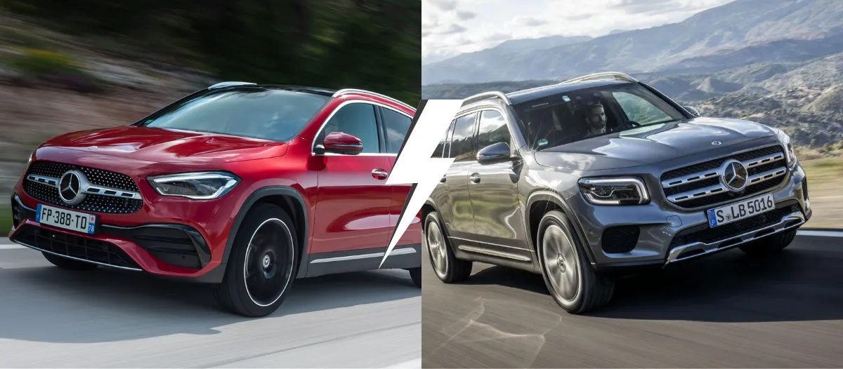 Mercedes gla ou mercedes glb