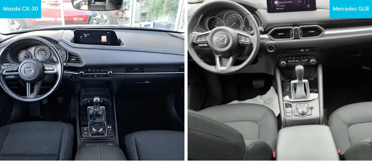 Technologies-Mazda CX-30 vs Mazda CX-5