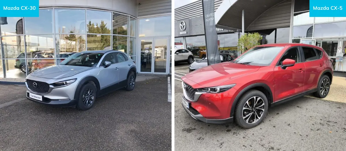 design CX-30 vs Mazda CX-5