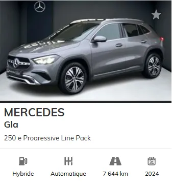 mercedes gla occasion